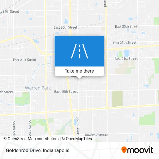 Mapa de Goldenrod Drive