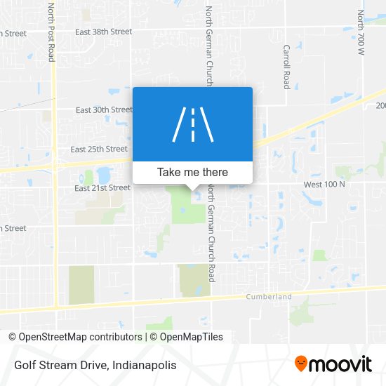 Mapa de Golf Stream Drive