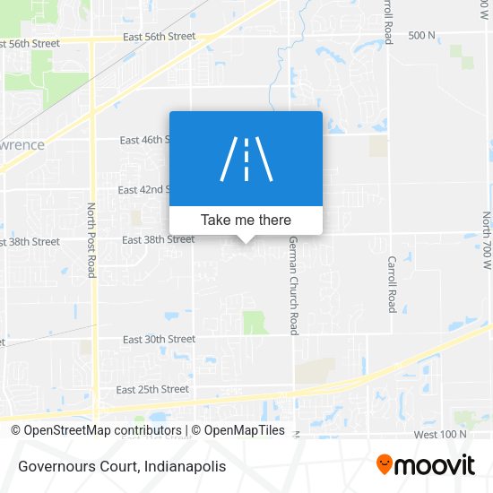 Governours Court map
