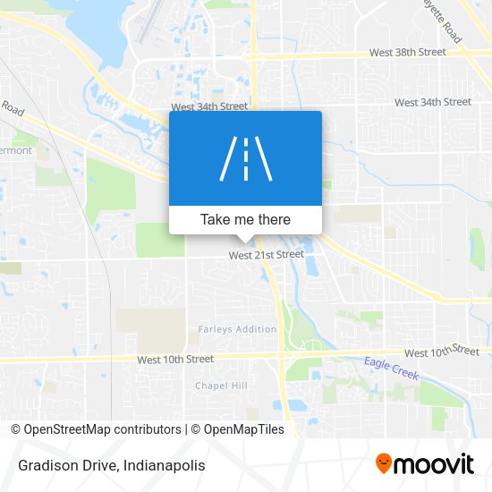 Mapa de Gradison Drive