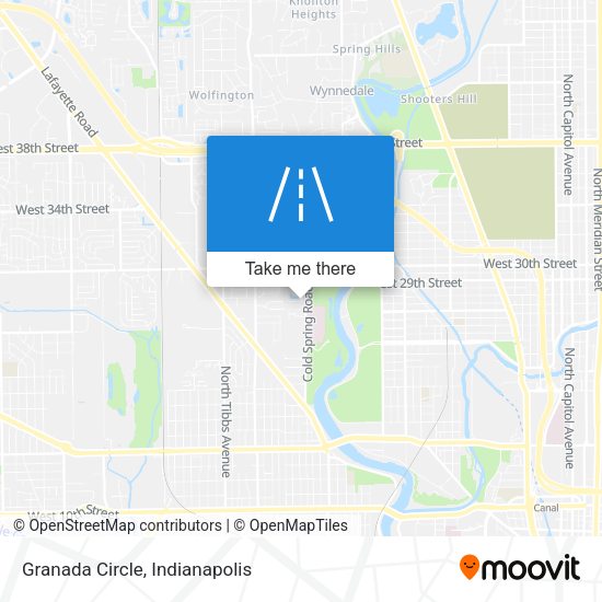 Granada Circle map