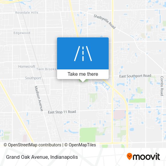 Grand Oak Avenue map