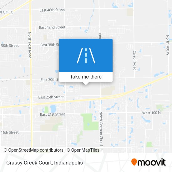 Grassy Creek Court map