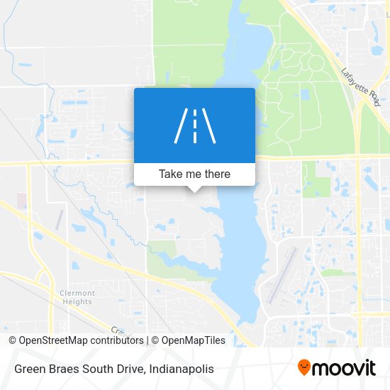 Green Braes South Drive map