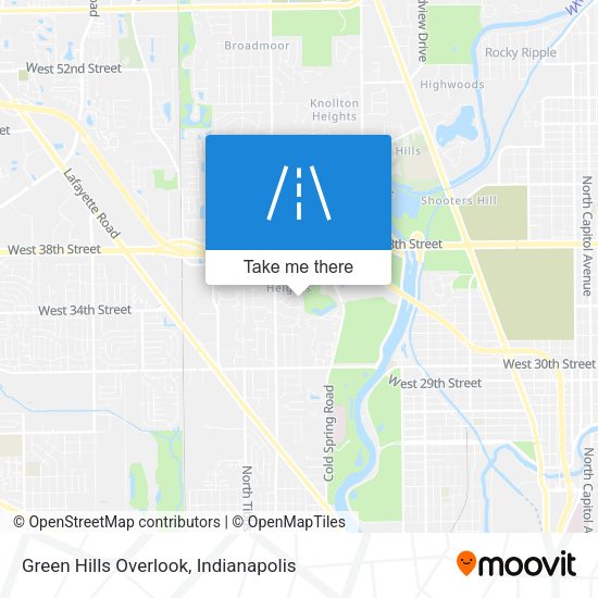Green Hills Overlook map