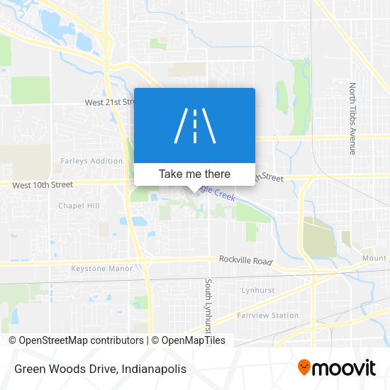 Green Woods Drive map