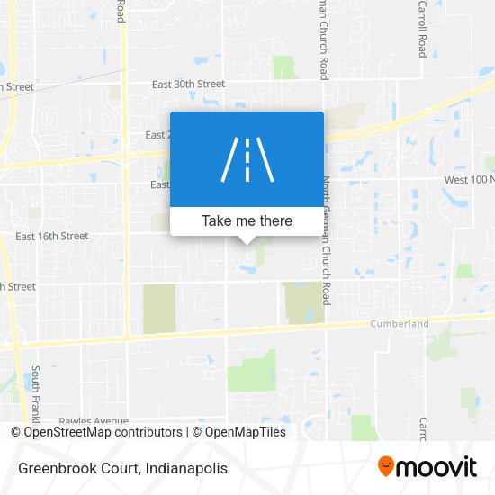 Mapa de Greenbrook Court