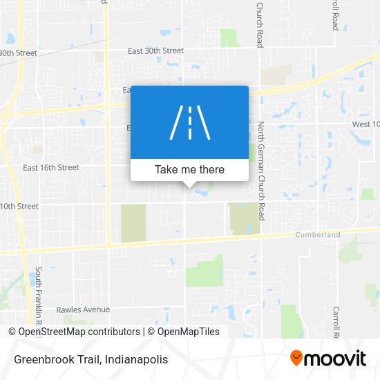 Greenbrook Trail map