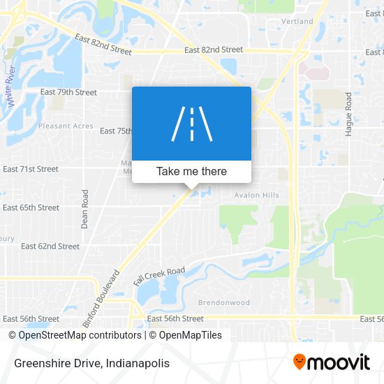 Greenshire Drive map