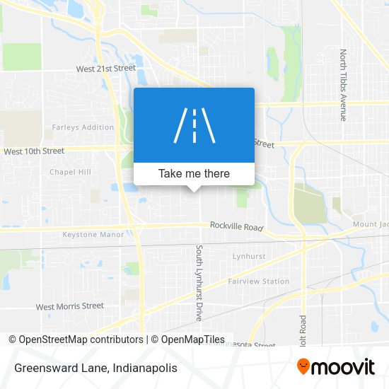 Greensward Lane map