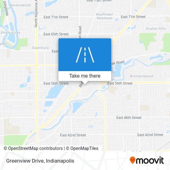 Greenview Drive map