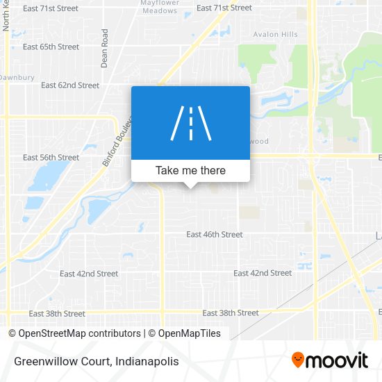 Mapa de Greenwillow Court