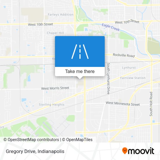 Gregory Drive map