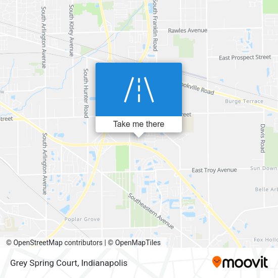 Mapa de Grey Spring Court