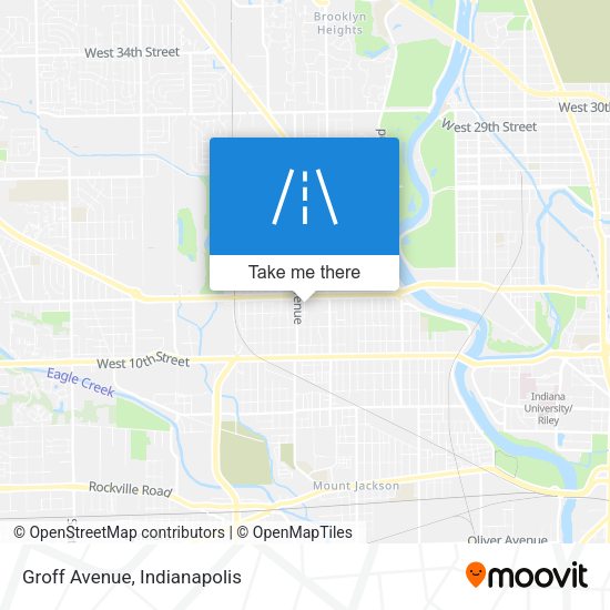 Mapa de Groff Avenue