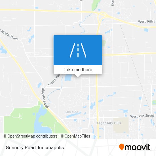 Mapa de Gunnery Road