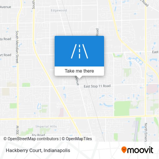 Hackberry Court map
