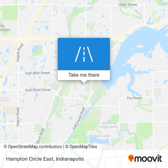 Mapa de Hampton Circle East