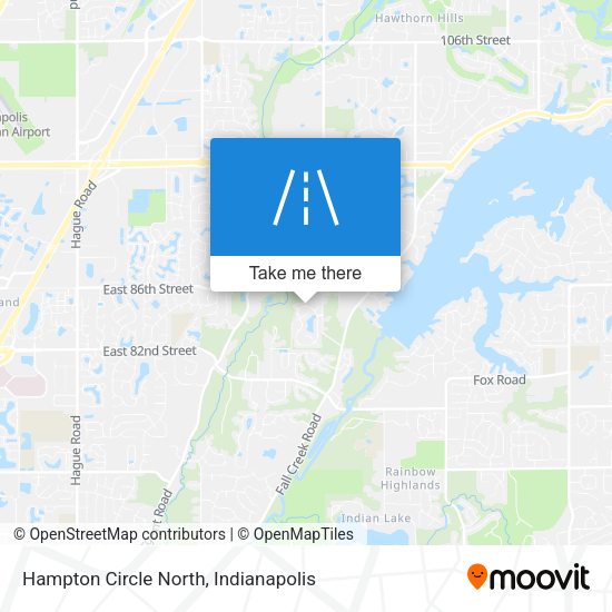 Mapa de Hampton Circle North
