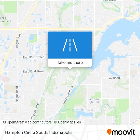 Hampton Circle South map