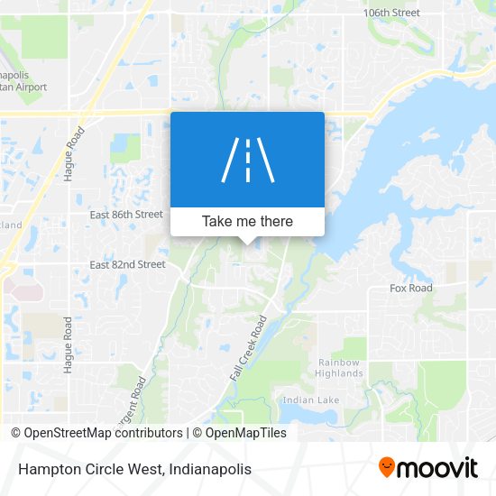 Mapa de Hampton Circle West