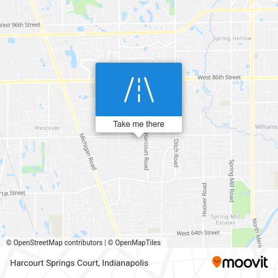 Harcourt Springs Court map