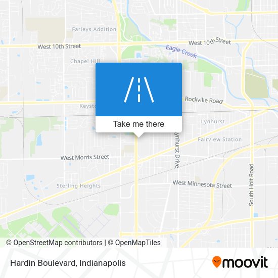 Hardin Boulevard map