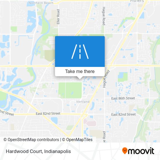 Hardwood Court map