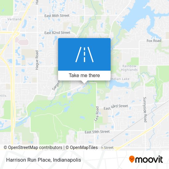 Harrison Run Place map