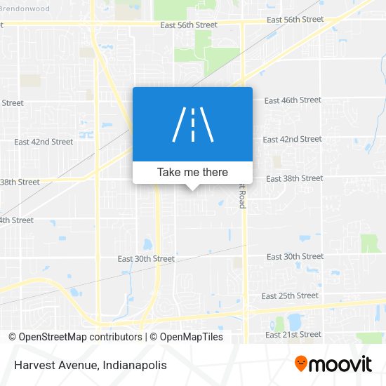 Harvest Avenue map