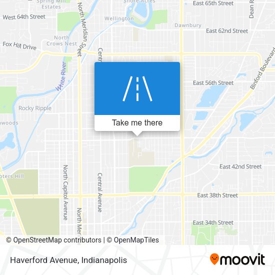 Haverford Avenue map