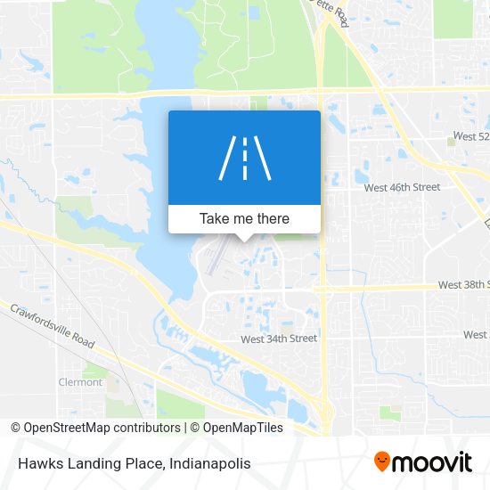 Hawks Landing Place map