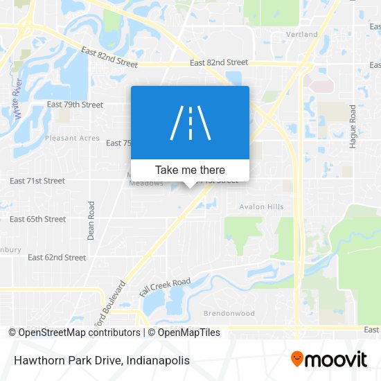 Hawthorn Park Drive map