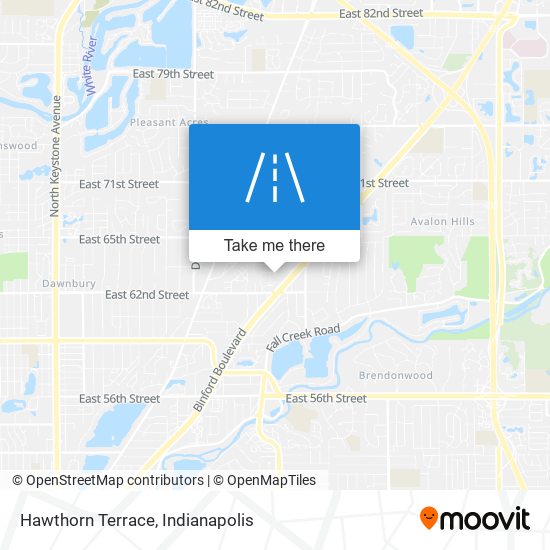 Hawthorn Terrace map