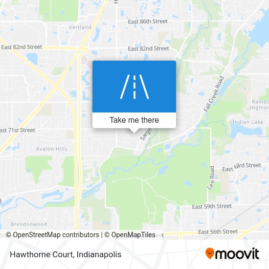 Mapa de Hawthorne Court