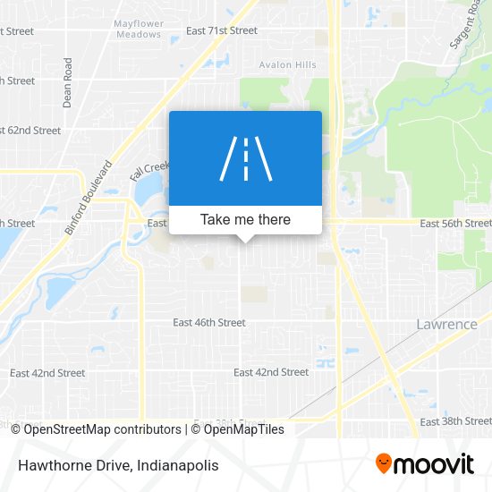 Hawthorne Drive map