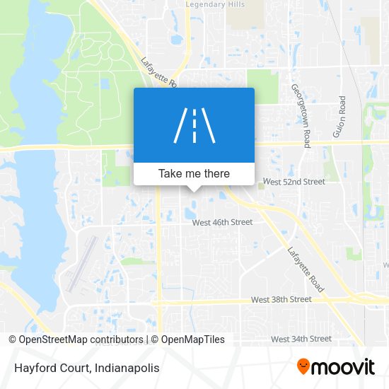 Mapa de Hayford Court