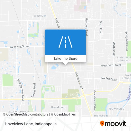 Mapa de Hazelview Lane