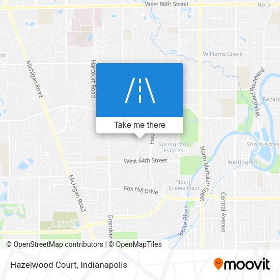 Hazelwood Court map