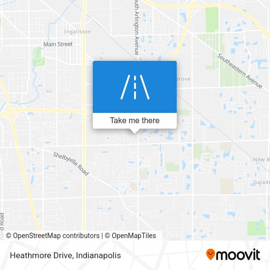 Heathmore Drive map