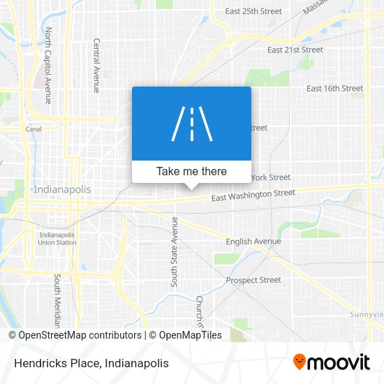 Hendricks Place map