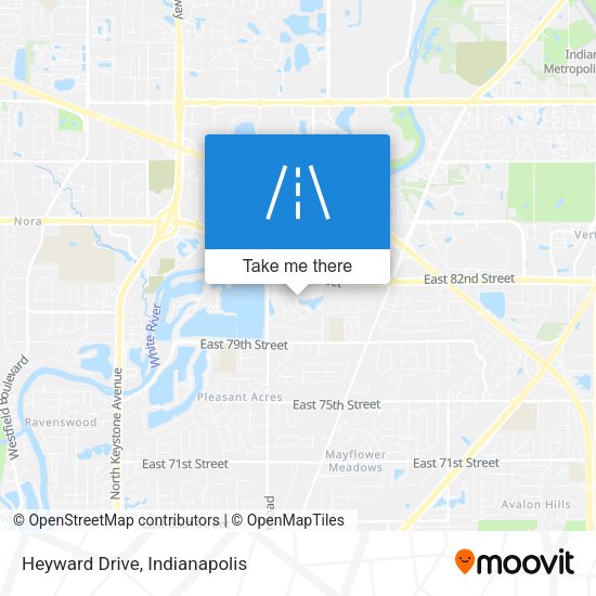 Heyward Drive map