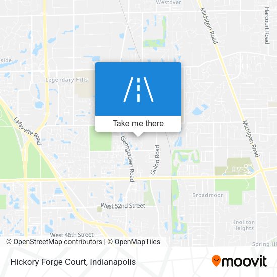 Mapa de Hickory Forge Court