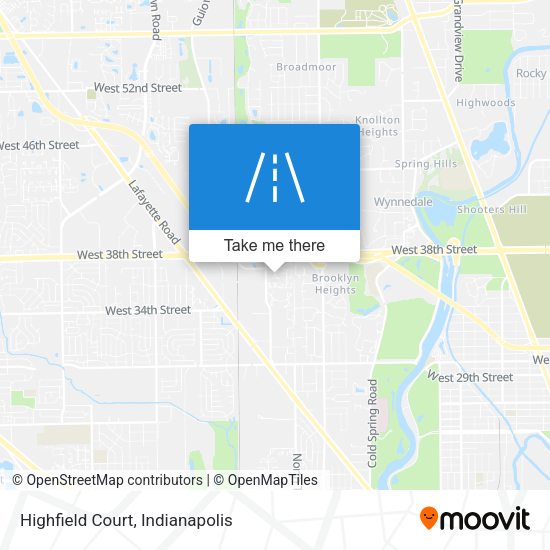 Mapa de Highfield Court
