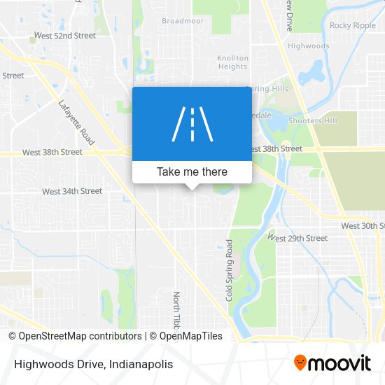 Highwoods Drive map