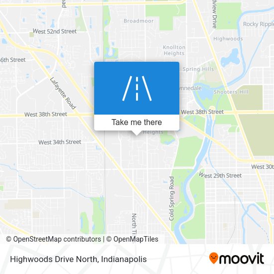 Mapa de Highwoods Drive North