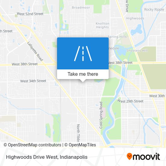 Mapa de Highwoods Drive West