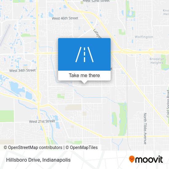 Mapa de Hillsboro Drive