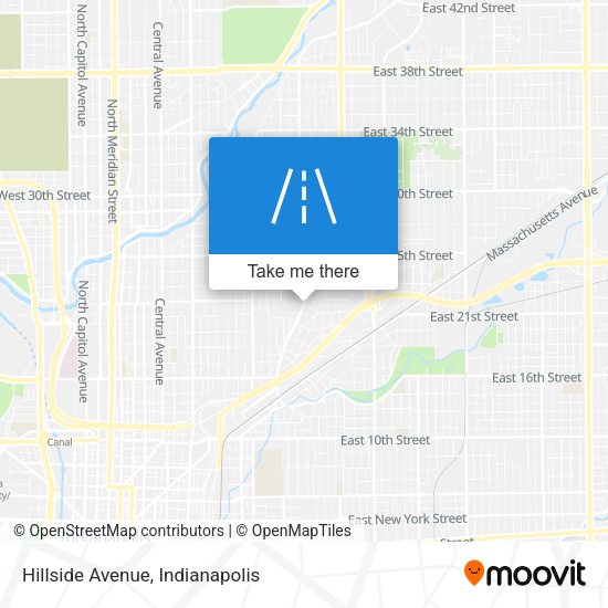 Hillside Avenue map