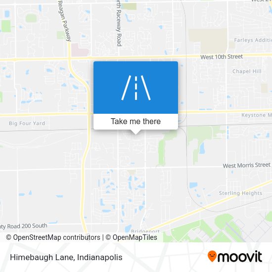 Himebaugh Lane map